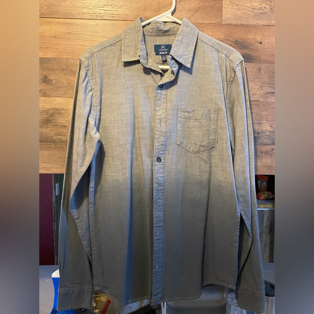 George slim fit button down shirt